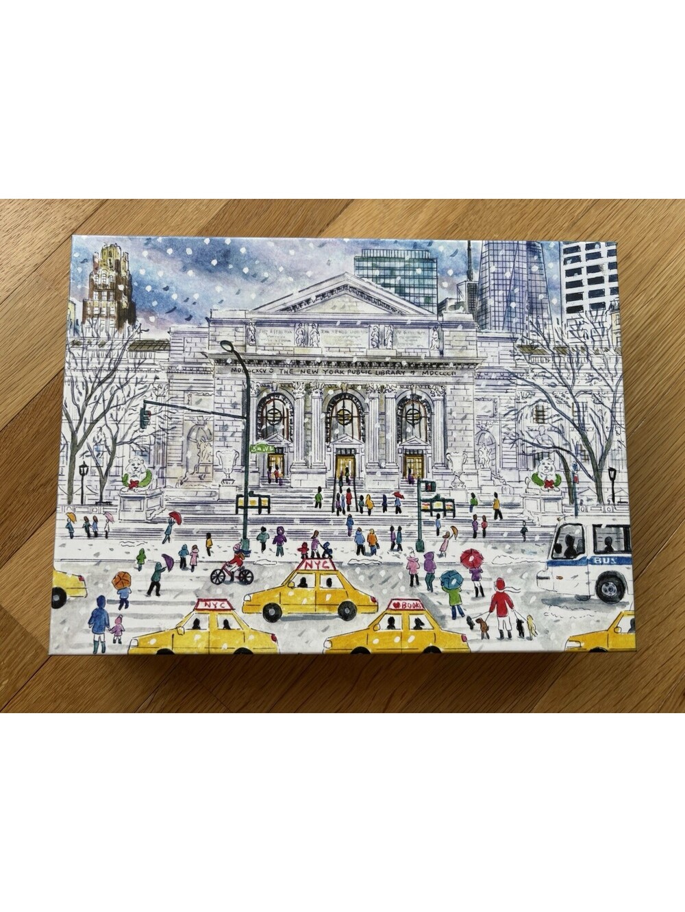 Galison New York City Library Michael Storrings 1000 Piece Puzzle Indoor Fun